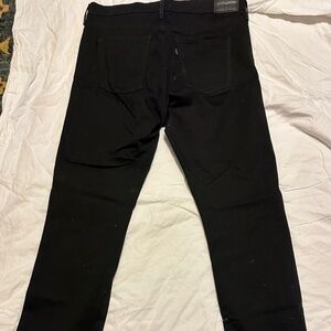 Levi’s slimming bootcut black jeans